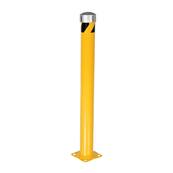 Vestil 48x4.5 Pipe Bollard w/Steel Cap BOL-JKS-48-4.5 - main